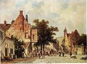 European city landscape, street landsacpe, construction, frontstore, building and architecture. 117 unknow artist